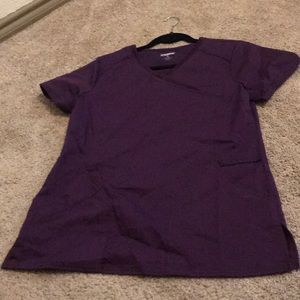 Purple scrub top